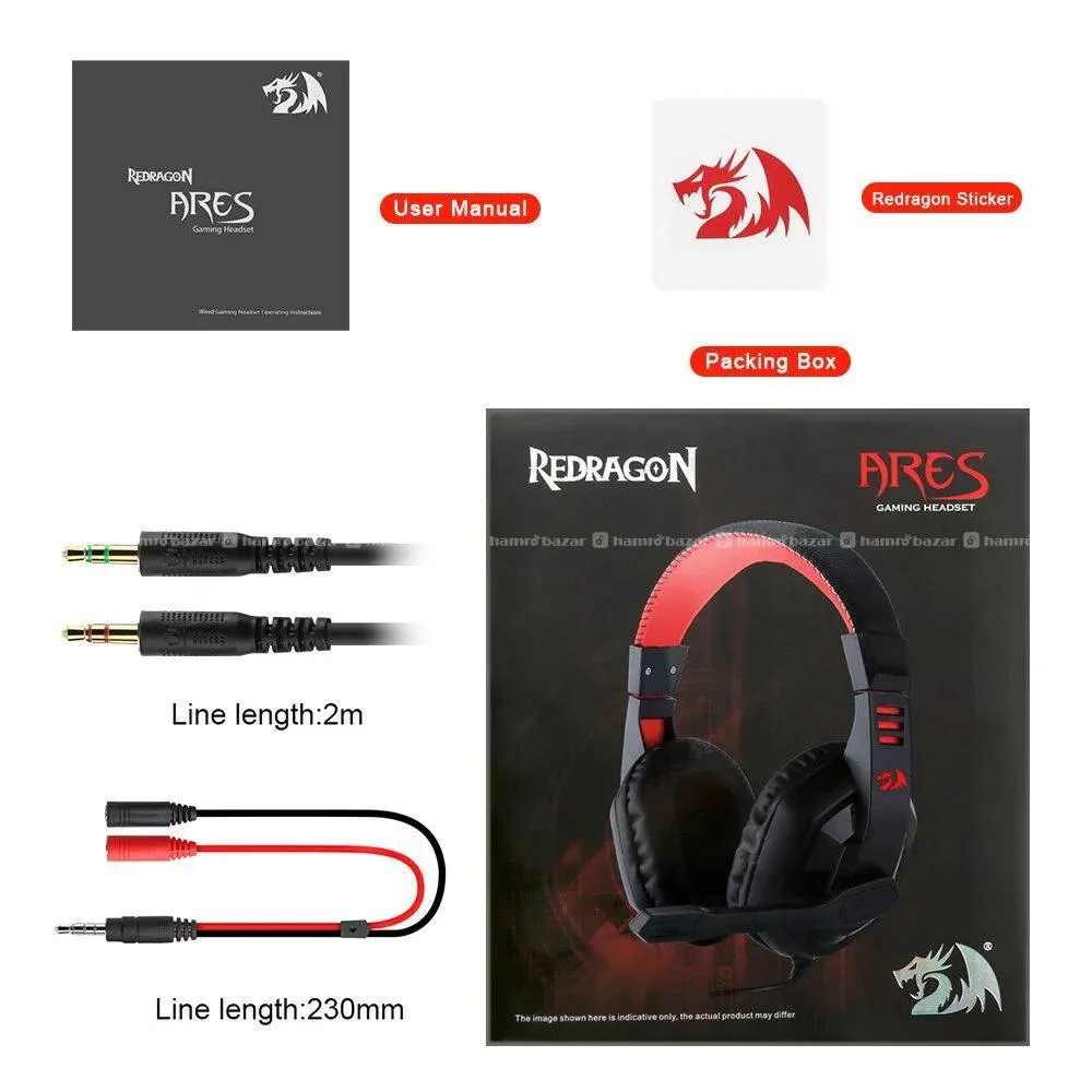 Redragon Garuda H120 Gaming Headset 3.5mm Jack*2