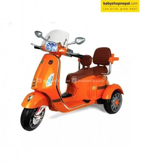Electric double seater scooter for kids