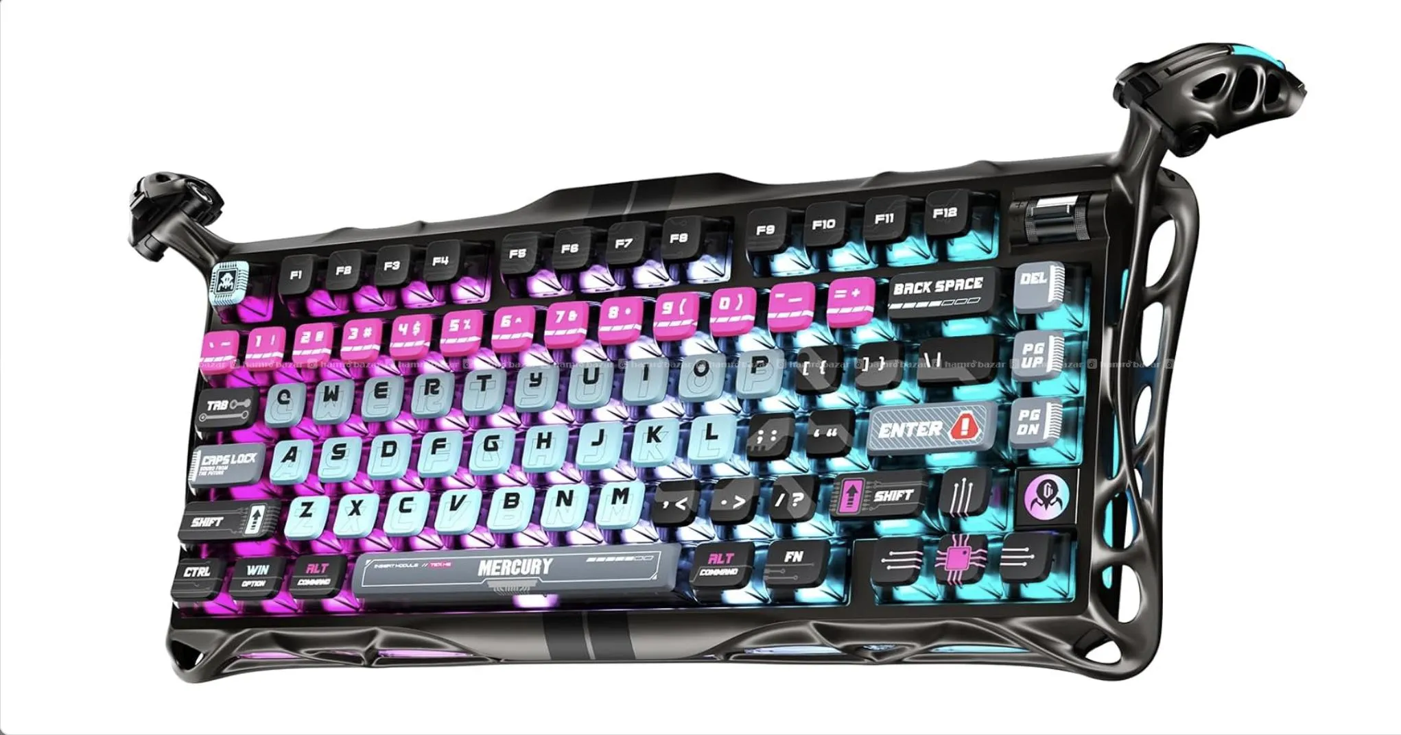 Gravastar Mercury V75 Pro Cyberpunk Keyboard