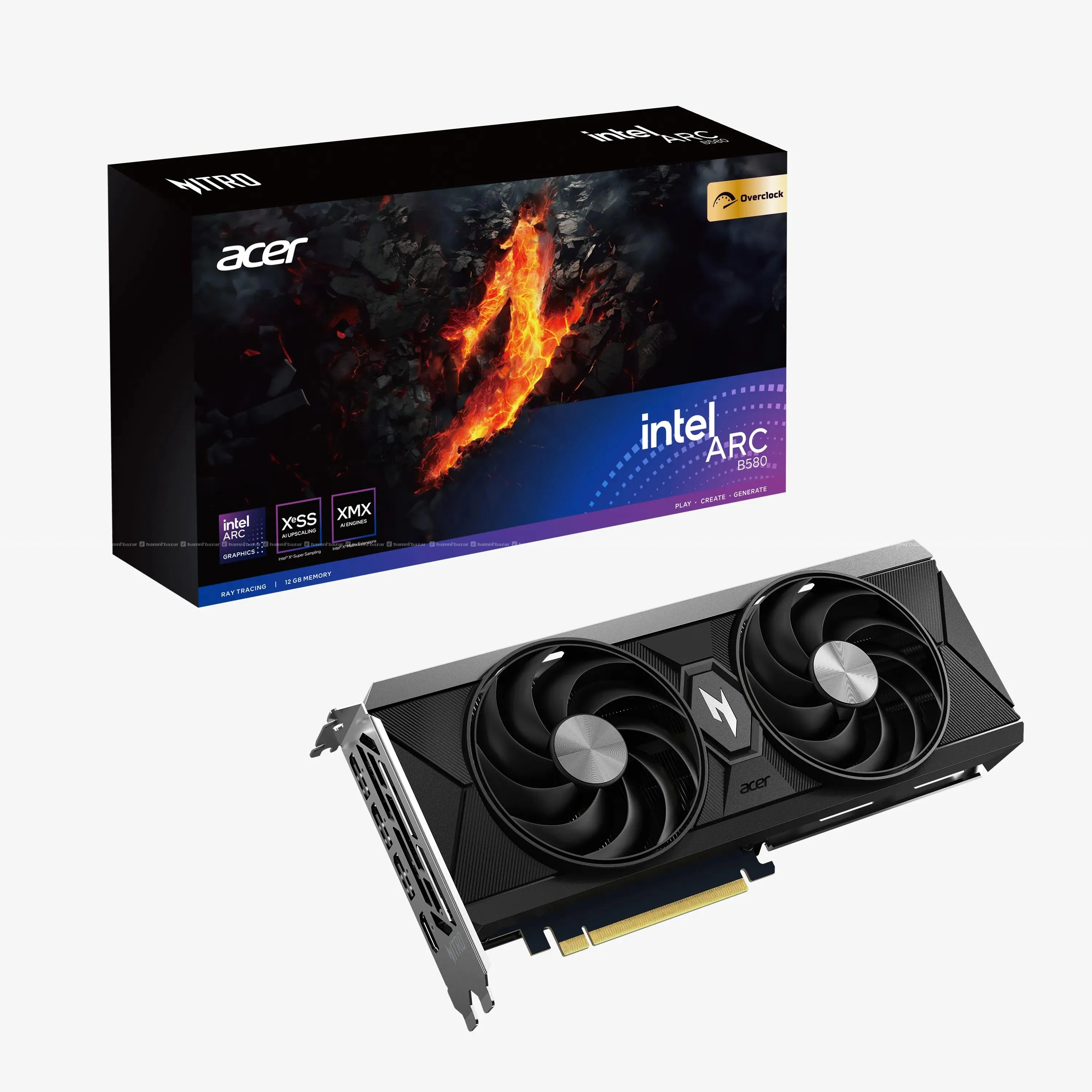 Acer Intel Arc B580 Nitro 12GB OC Graphics Card
