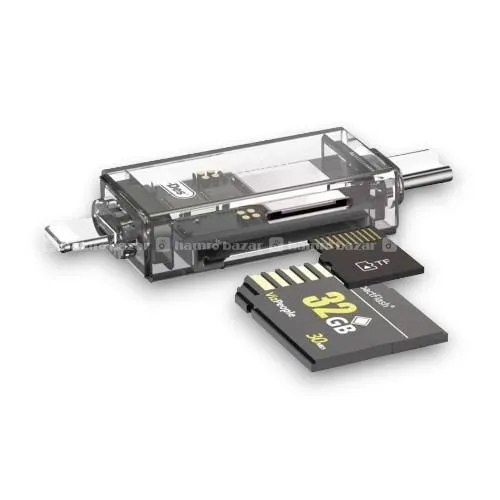 Go Des GD DK007 2 In 1 Mobile Card Reader OTG