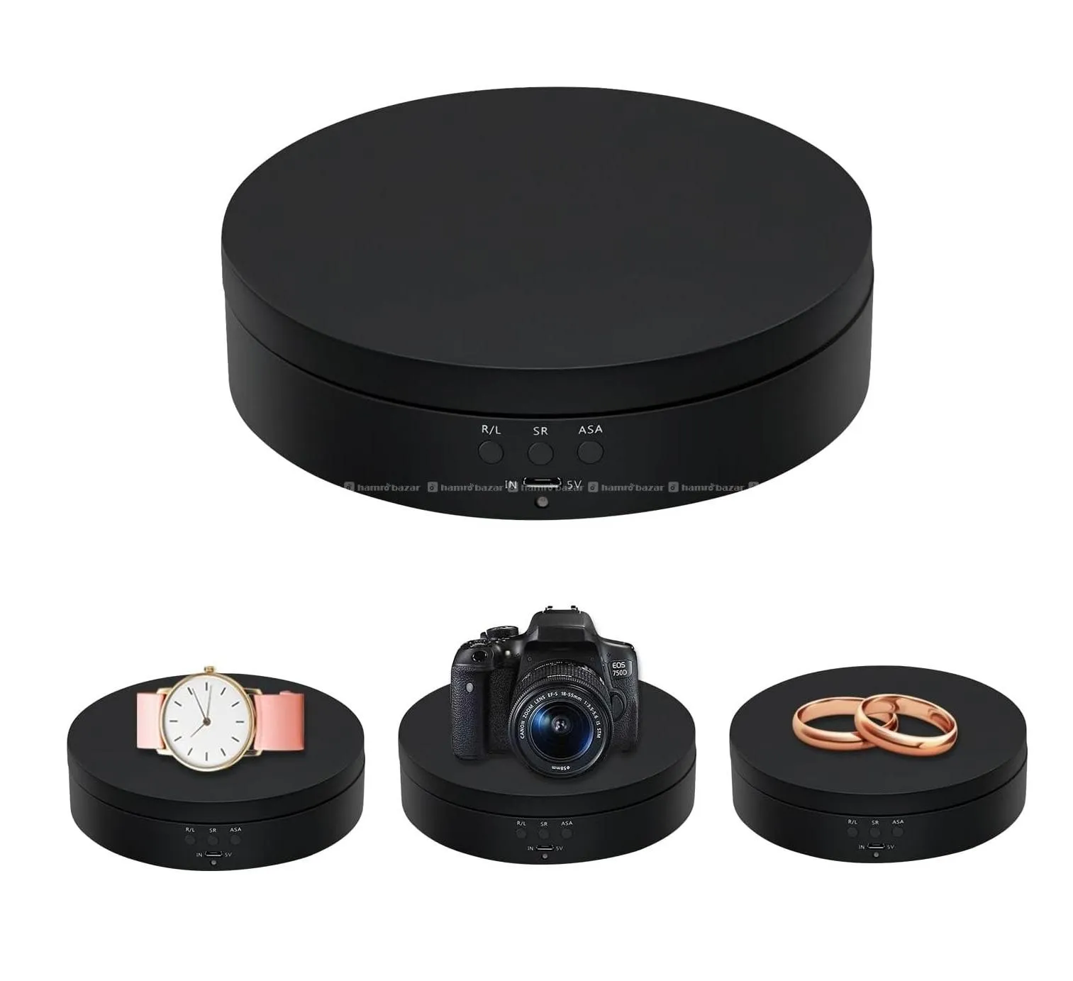 360° Motorized Rotating Display Stand 15CM