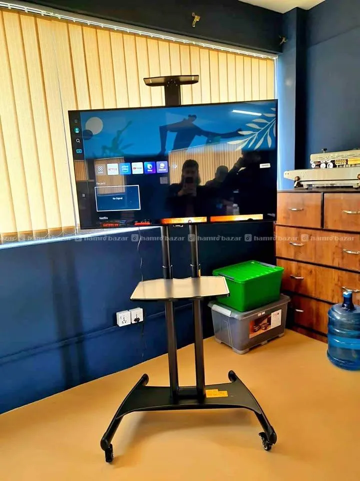 Portable TV Cart Height Adjustabl