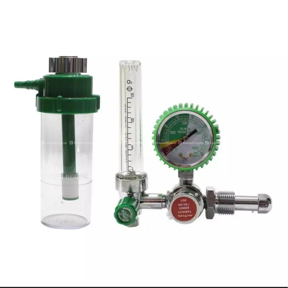Oxygen Regulator With Humidifier bottle
