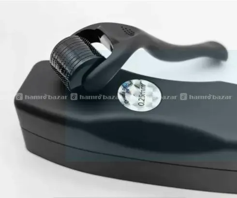 Full Black 1mm Derma Roller Light Weight Care Tool
