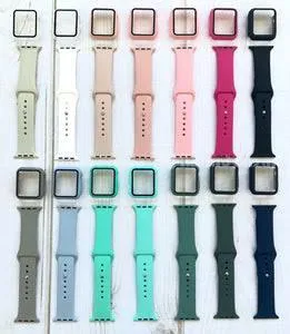 Apple Watch 2 in 1 Silicone Band For 44/42/40/38