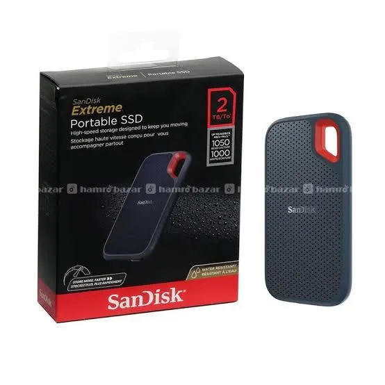 SANDISK 2TB Extreme Portable SSD Up to 1050MB/s