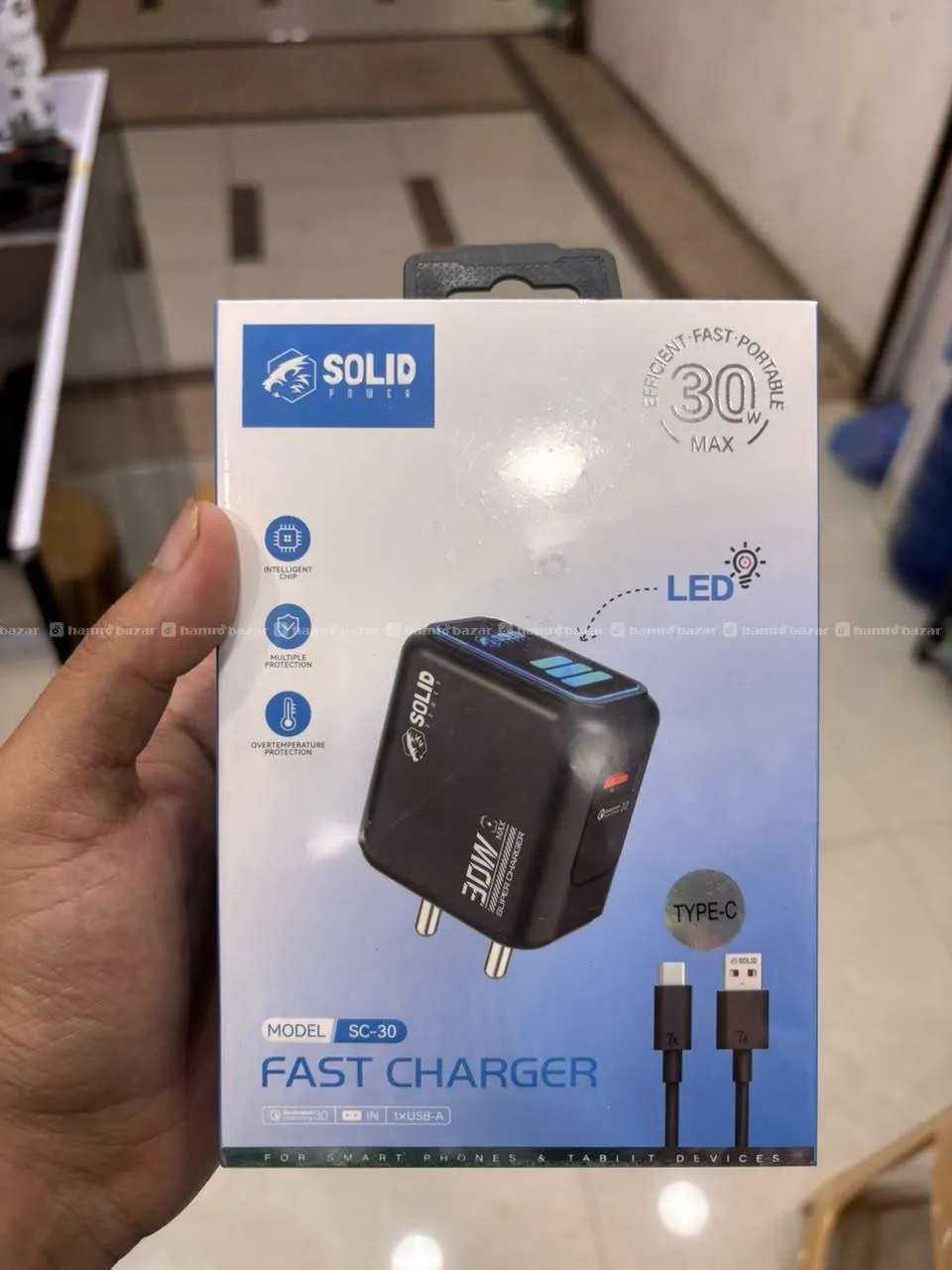 30W Super Fast Charging ((Type-C))