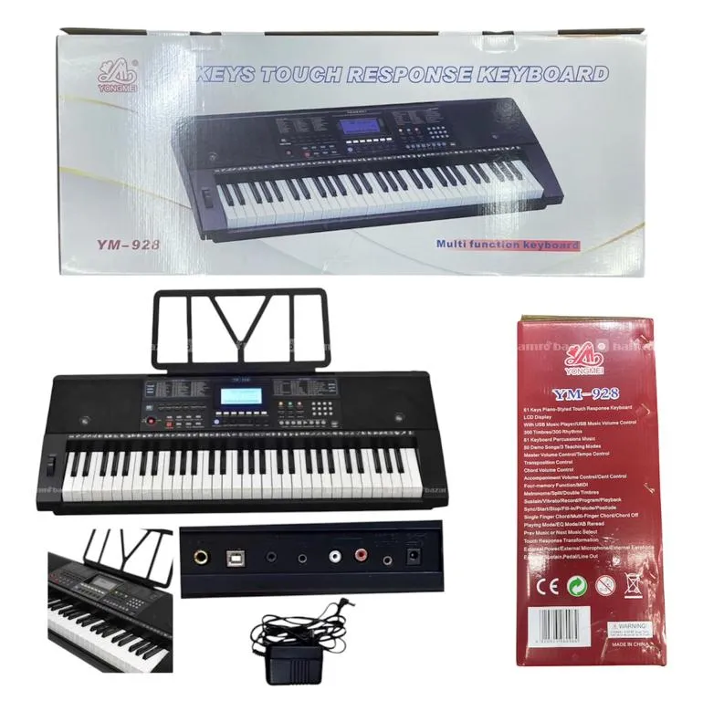 Yongmei YM-928 61 Key Midi Touch Respond Keyboard