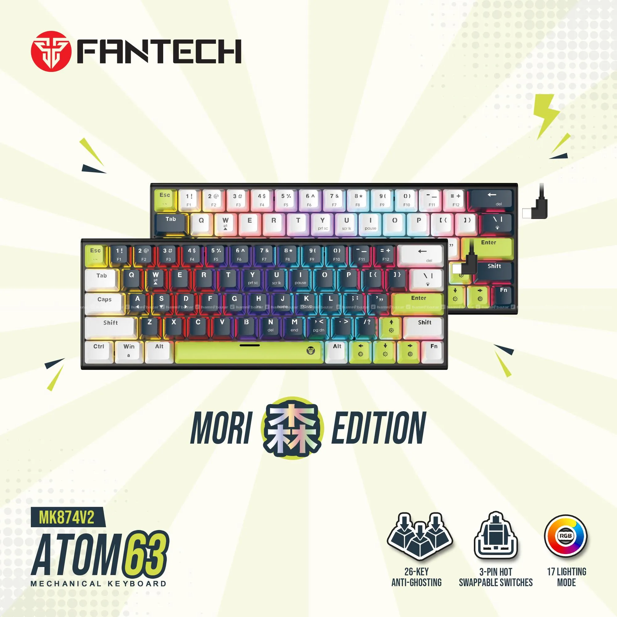 Fantech Atom 63 MK874V2 Mori Edition