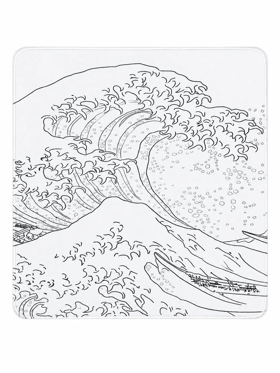 The Great Wave Small Mousepad