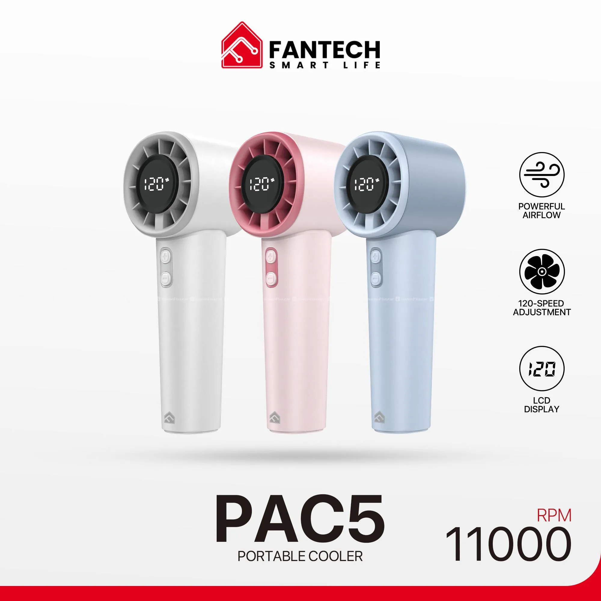 Fantech PAC5 Portable handheld Air Cooler