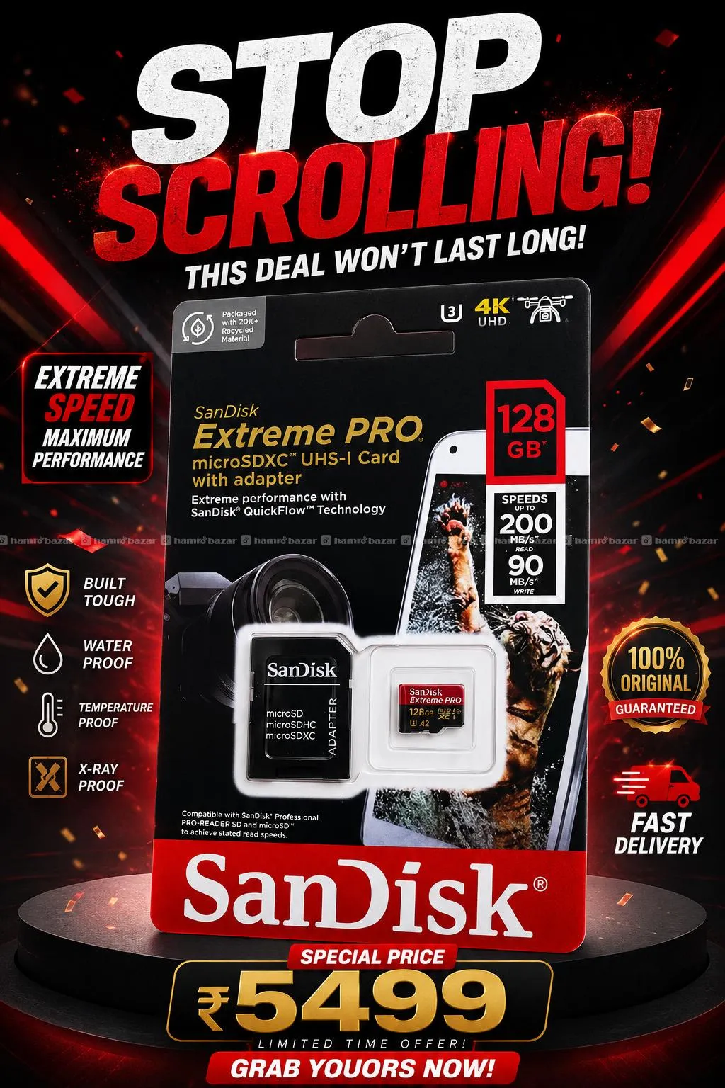 sandisk 128 gb sd card attractive price