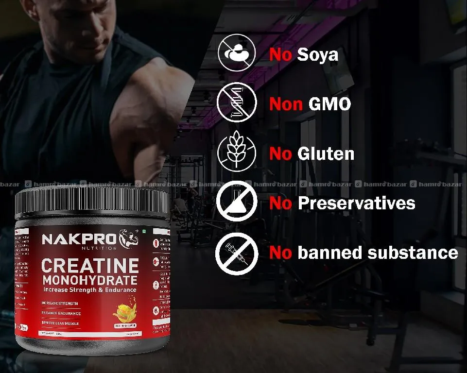 Nakpro Nutrition Creatine Monohydrate 250 Gram