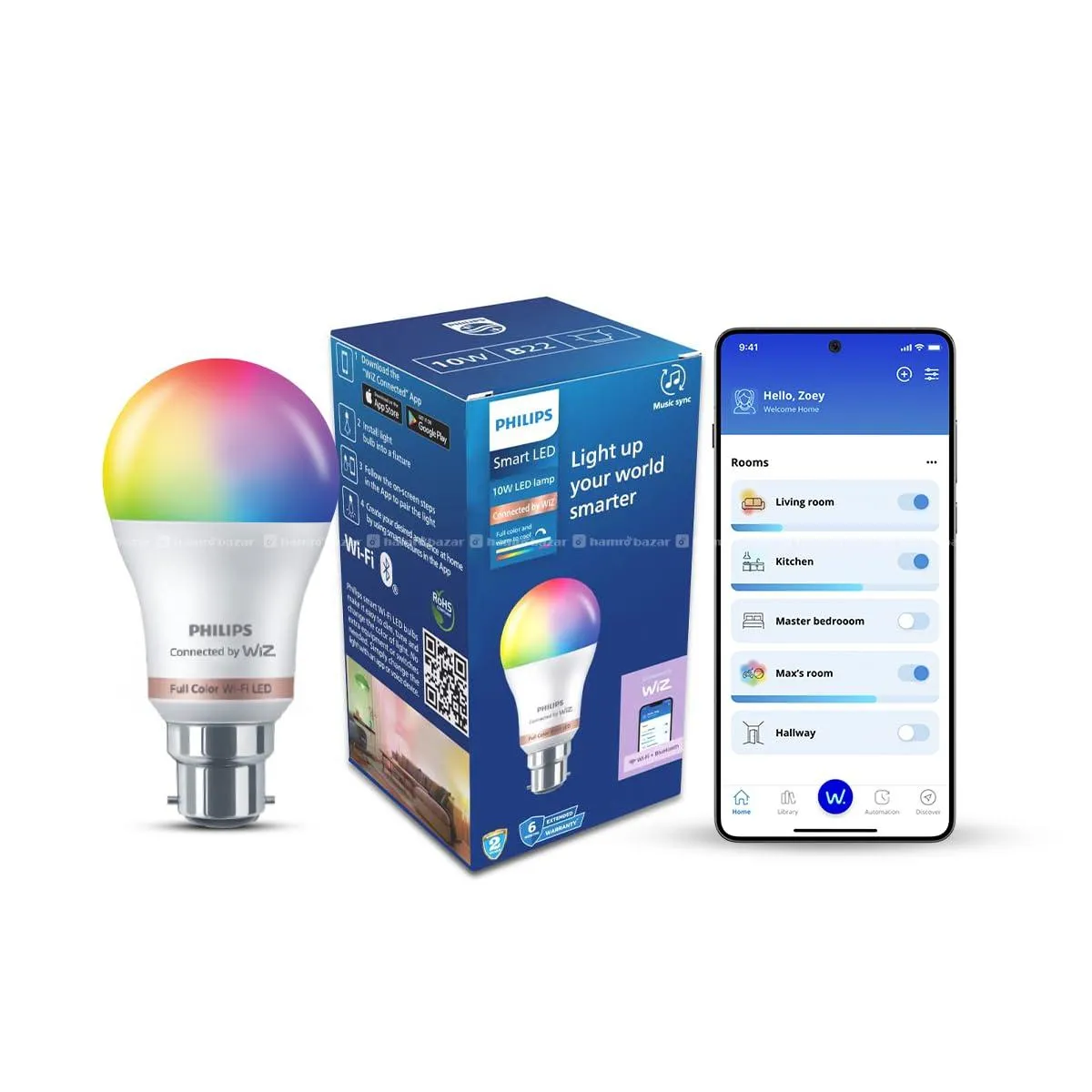 PHILIPS Wiz Neo 10W B22|E27 LED Smart Bulb