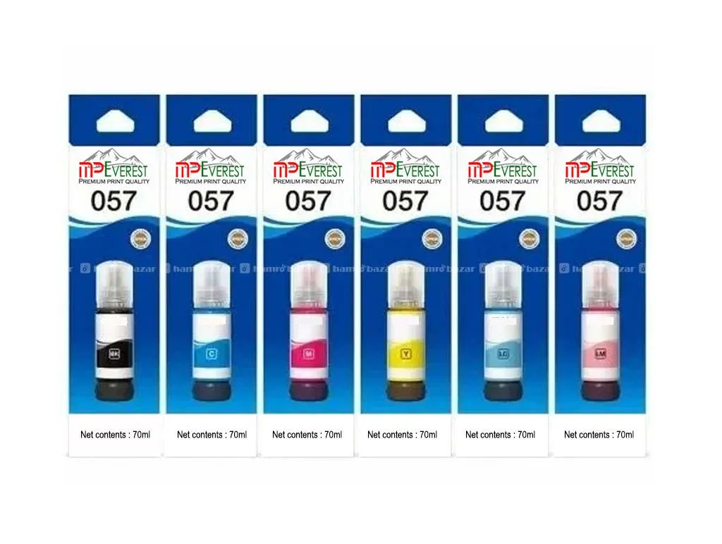 MP 057 Compatible Refill Ink ( C M Y K LC LM ) |