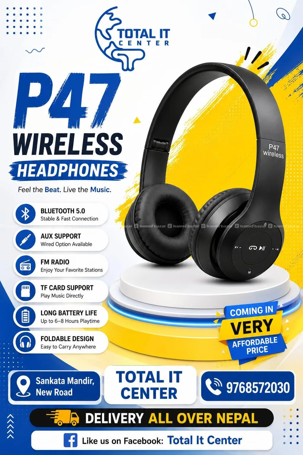 P47 Headphone at just 350