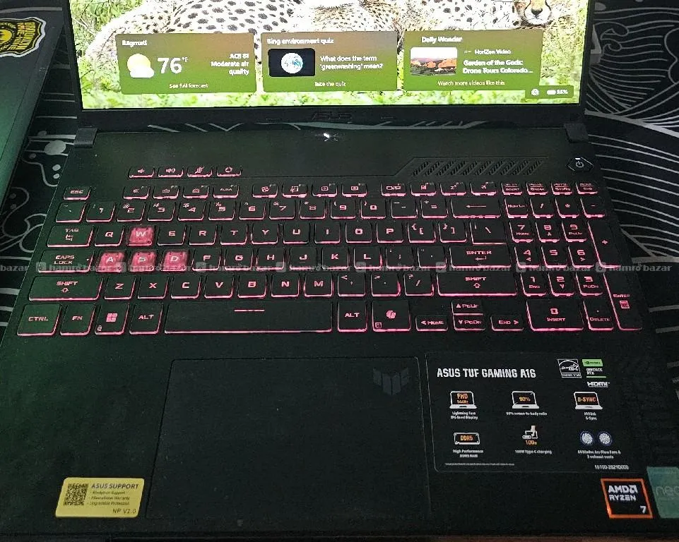 ASUS TUF A16 RYZEN 7 170 GAMING LAPTOP