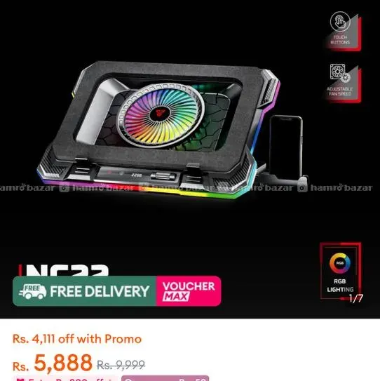 Fantech Nc22 Laptop Cooler