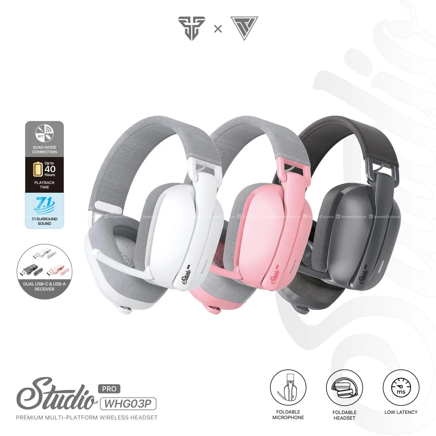 Fantech Studio Pro WHG03P Wireless Gaming Headset