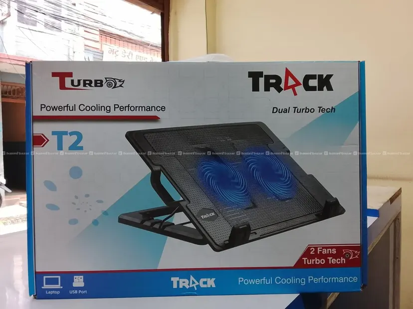 TRACK T2 Dual Turbo Tech Laptop Cooling Pad