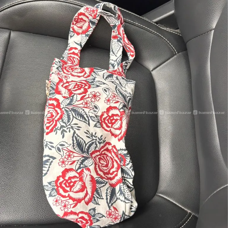 Nepali Floral Cloth Bag
