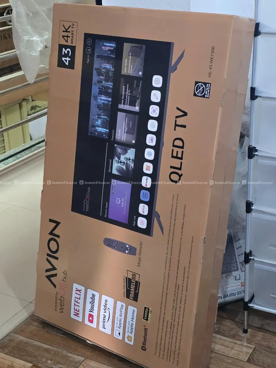 4K AVION 43" Inch QLED Smart TV WebOS