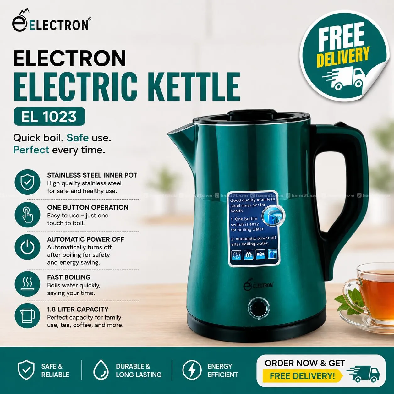 Electron Electric Kettle EL 1023