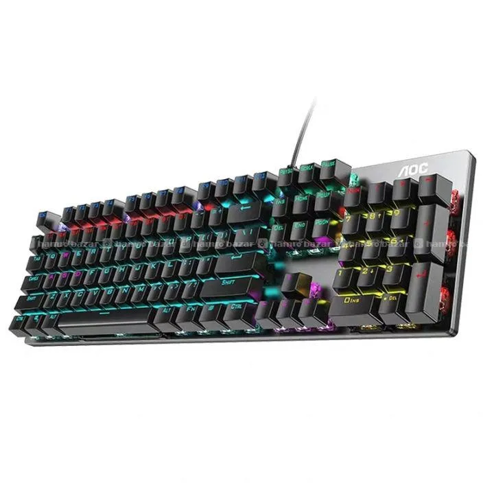 AOC GK410 Mechanical Keyboard Wired Blue Switch