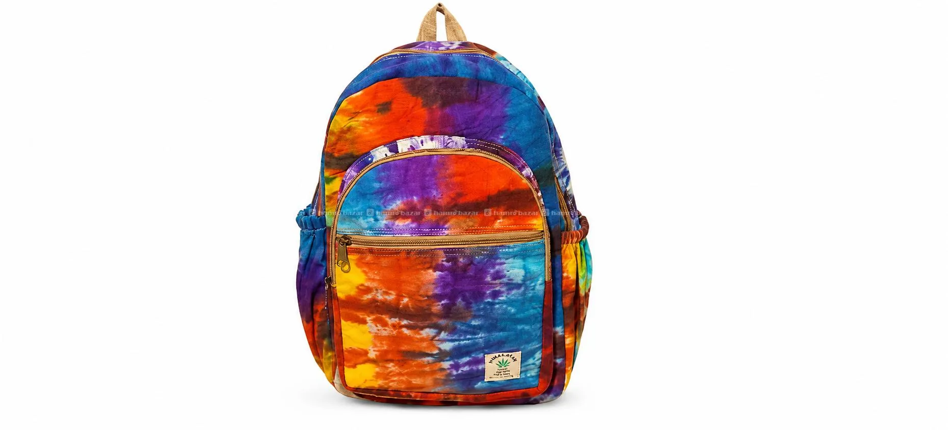 Handmade Sustainable Cotton Backpack For Unisex