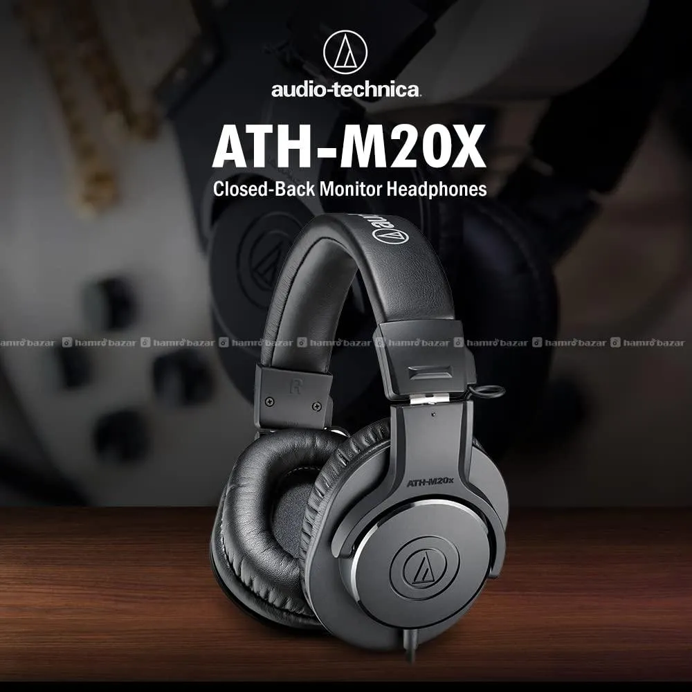 Audio-Technica ATH-M20x Professional Headphones