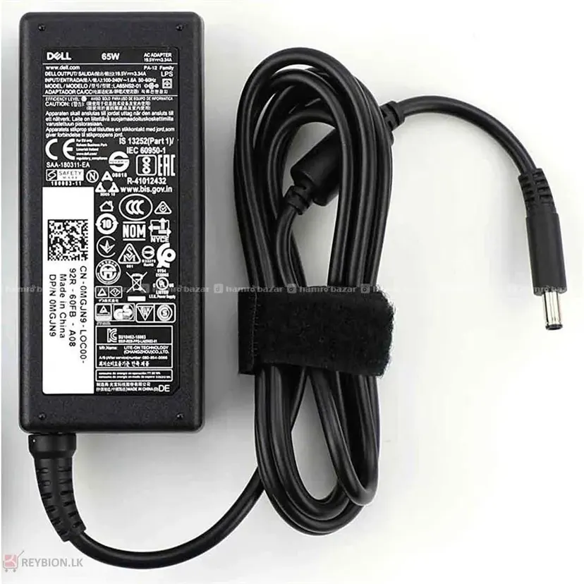 Dell 65W Small Pin Laptop Charger 19.5V Adapter