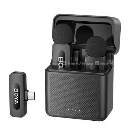 Boya BY-V30 Dual‑Channel Wireless Microphone