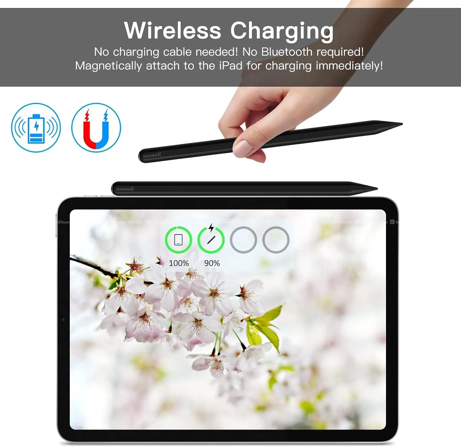 GOOJODOQ GD13 Wireless Charging Stylus Pencil iPad