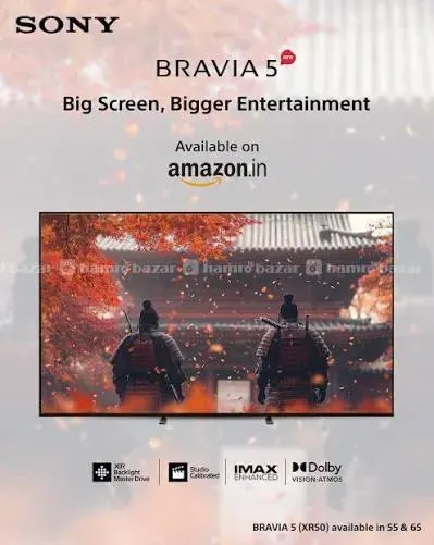 Sony 65" Bravia 5 XR50 Miniled 4K Google Tv