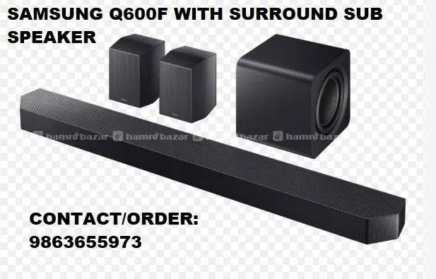 samsung sound bar Q600F with subspeaker 5.1.4