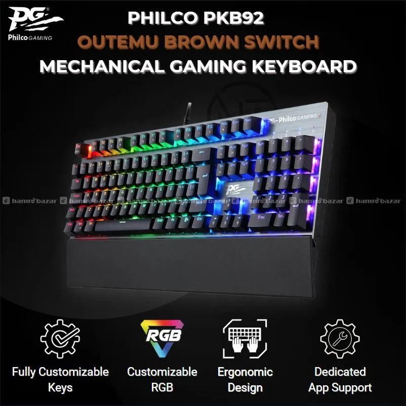 Philco PKB92 Full Size Mechanical Keyboard