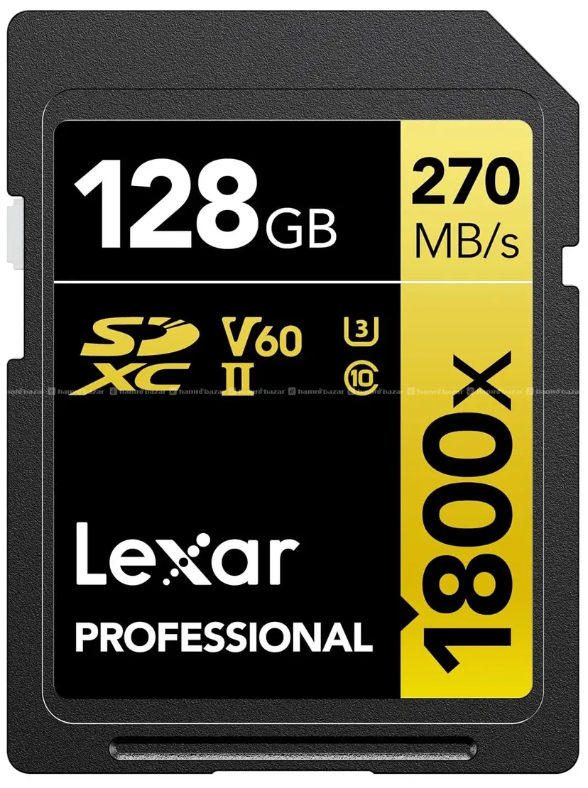 Lexar SD Card 128 GB Made in Taiwan Brand New