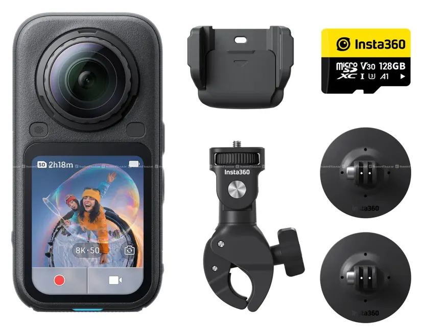 Insta360 X6 Motorcycle Bundle Action Camera