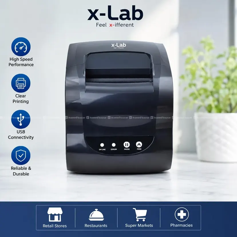 Thermal Barcode Label & POS Printer XLab XBLP-365T