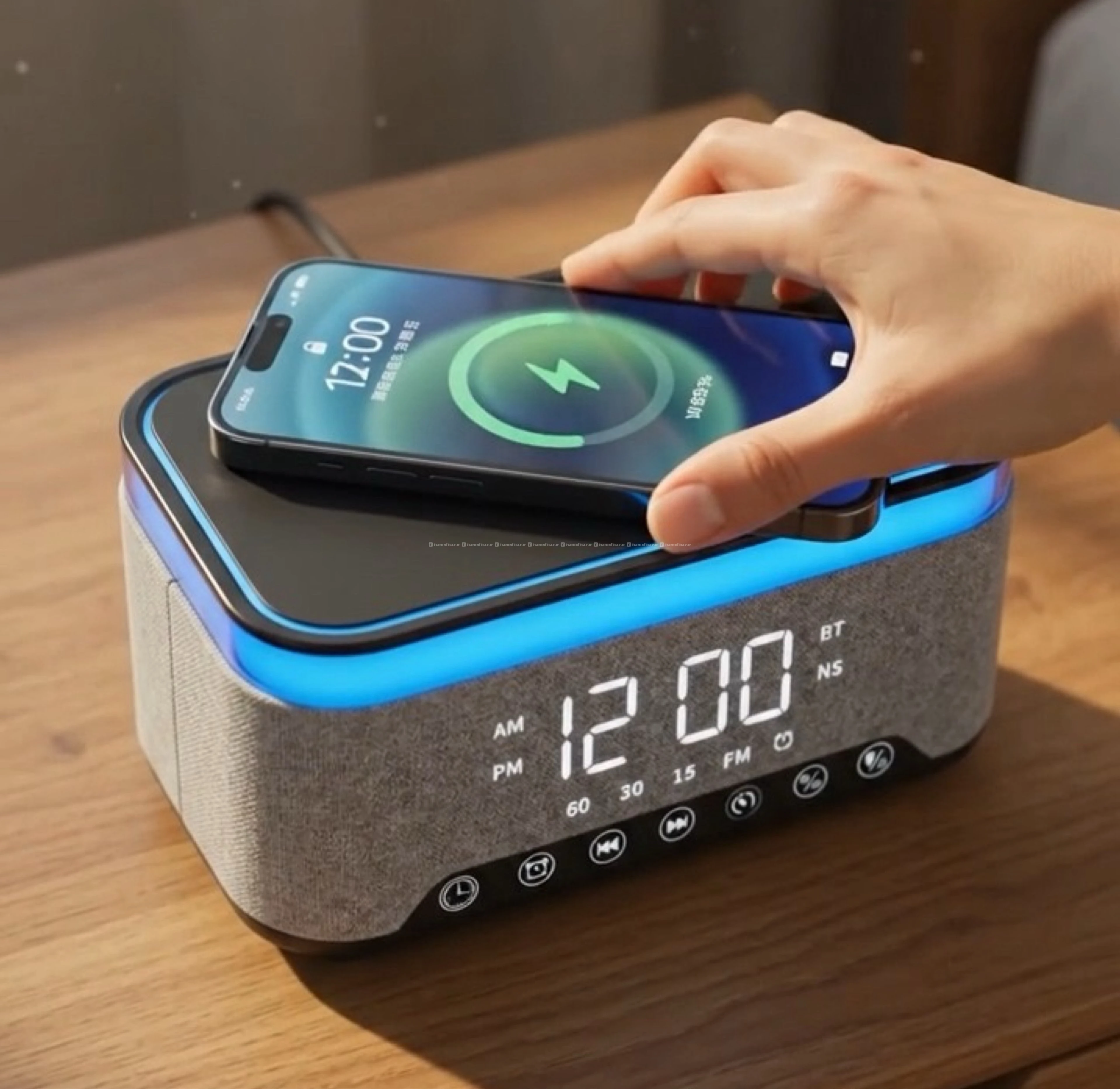 RGB Bluetooth Speaker | Wireless Phone Charging