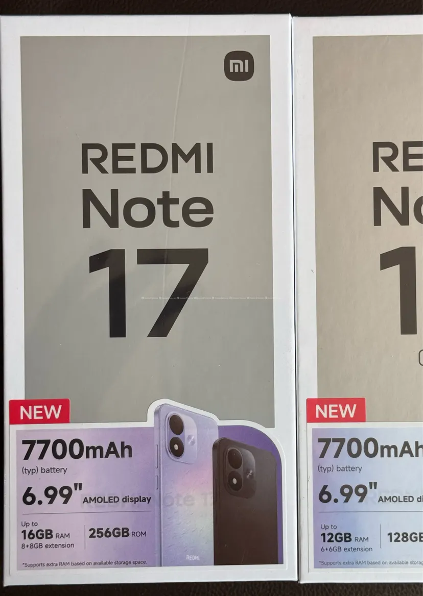 REDMI NOTE 17 8gb 256gb