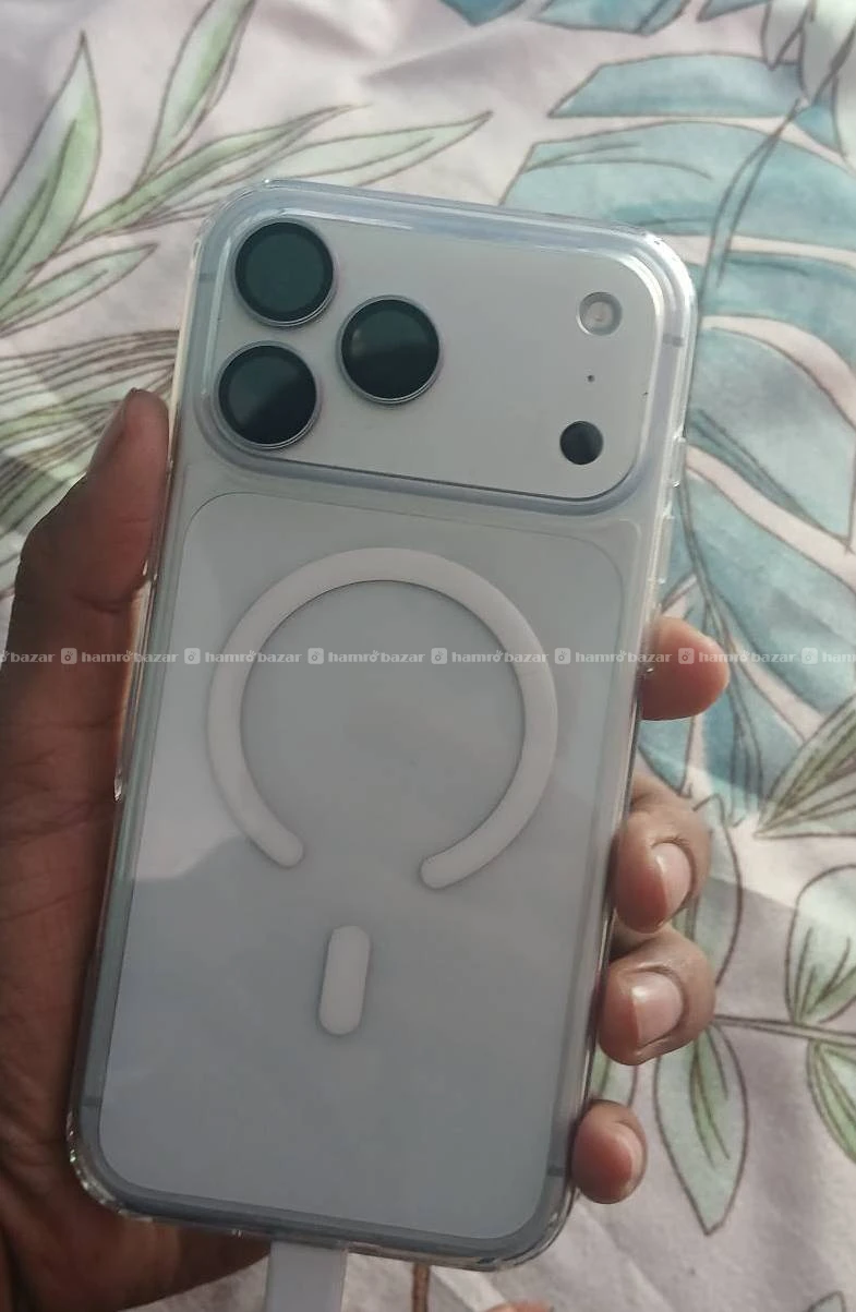 Iphone 17 pro max silver color no box no bill