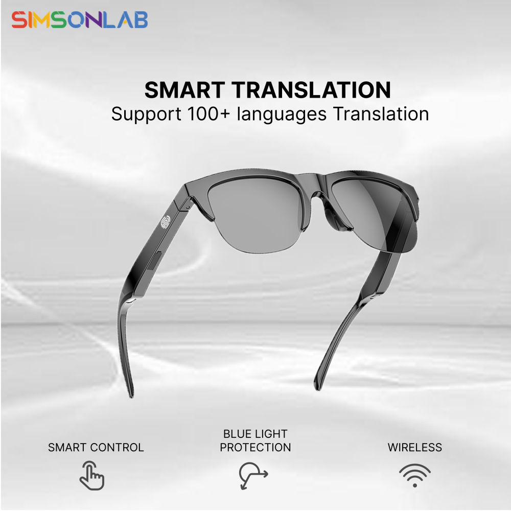 2025 New Smartglasses AI Translation UV Polarized Lenses Wireless Bluetooth Call HD Voice Navigation Sports Sunglasses for Men and Women