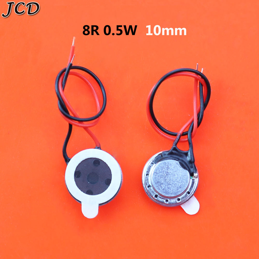 NEW JCD Loudspeaker With Wire 0.5W 1.5W 8R Diameter 10mm 15mm 20mm 22mm 30mm Buzzer 8mm Headphone Speaker