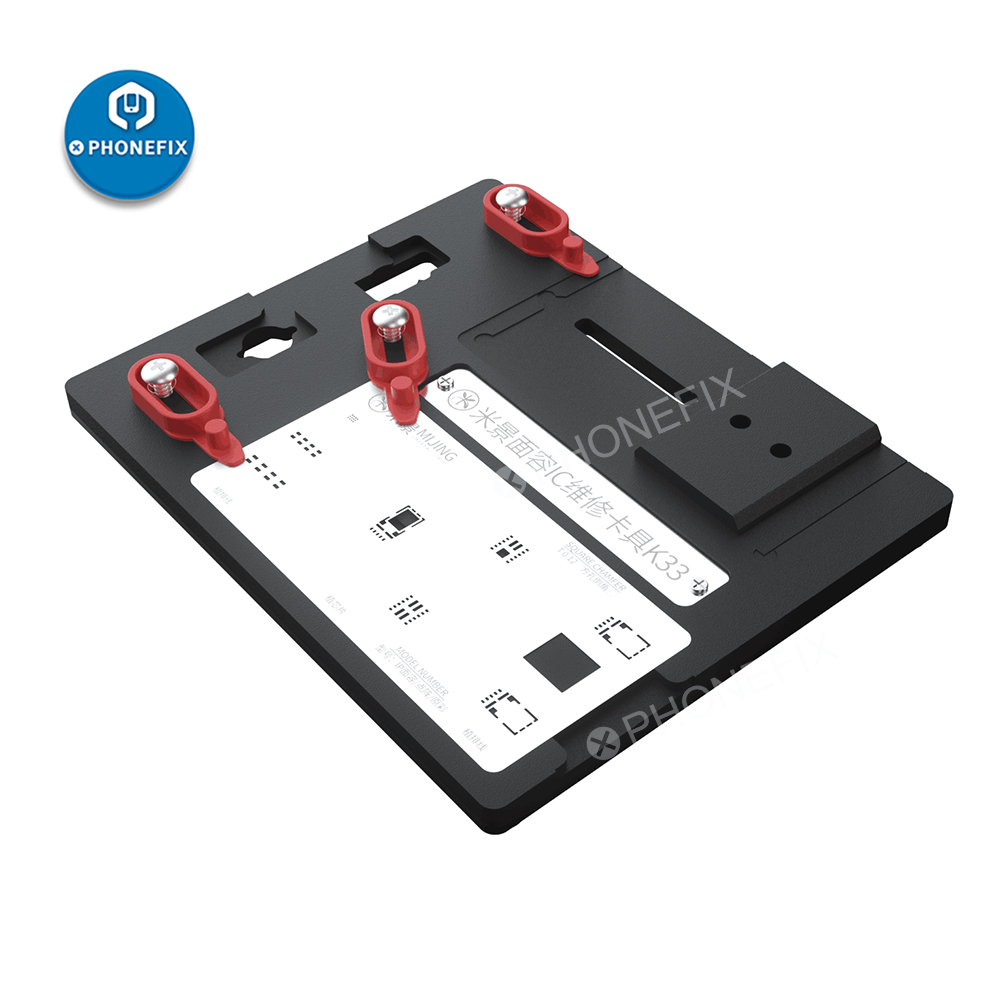 NEW 【Innovative design】MJ K33 Fixture BGA Reballing Planting Platform For iPhone X-11 pro max ID Dot Projector Repair Lattice Maintenance