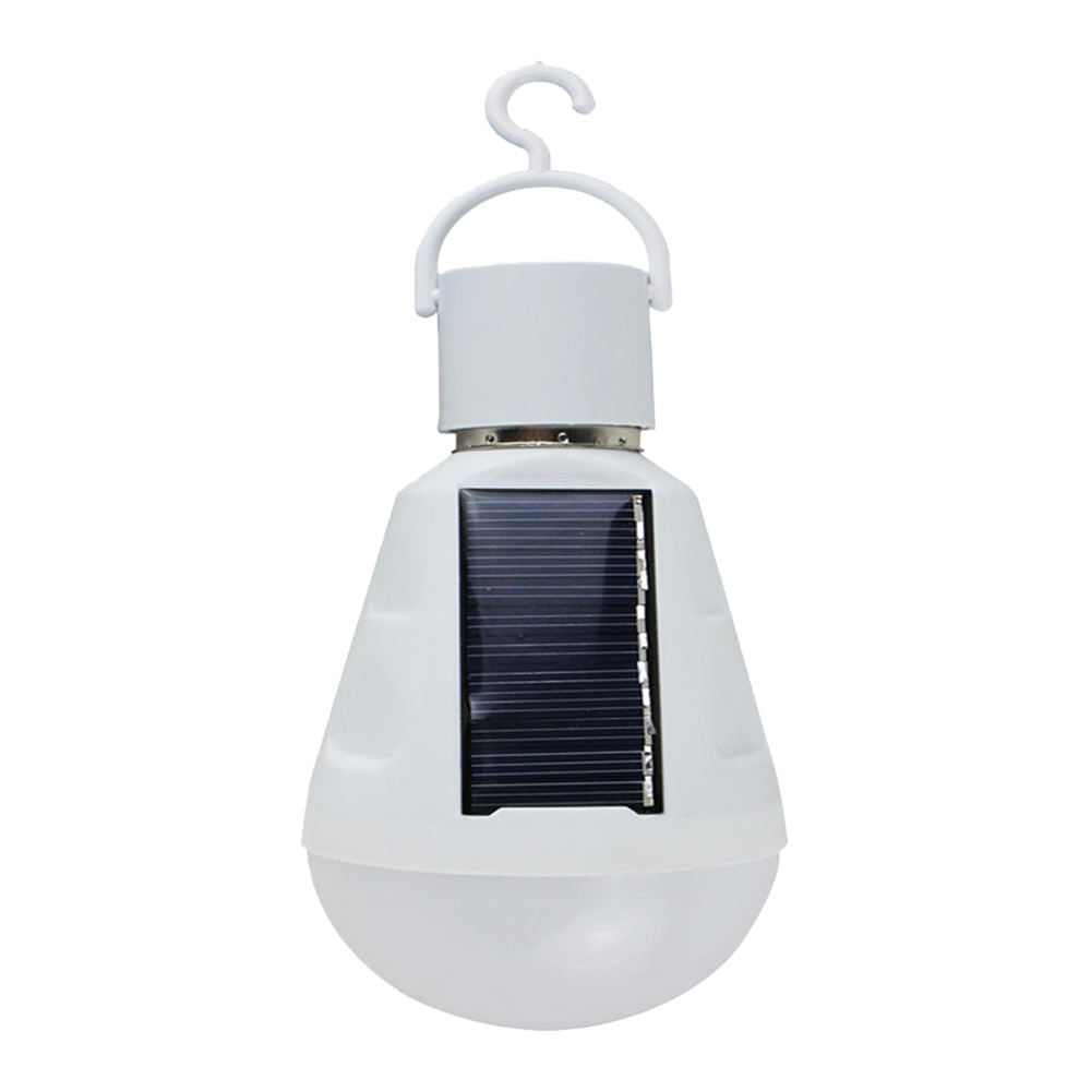 NEW 【Innovative design】LED 7W Power Outage Emergency Outdoor Light Solar Panel Bulb Portable Garden Camping Tent Lamp