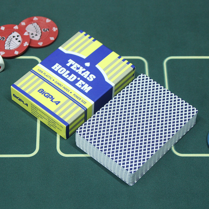 NEW 【Special offer】Texas big word poker plastic poker pvc poker waterproof table game