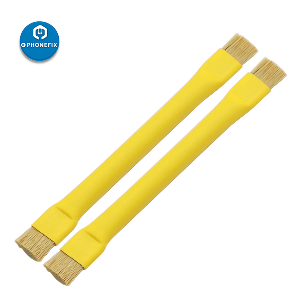 NEW 【Innovative design】Double Head Anti static ESD ing brush hand tool BGA brush er for iphone mobile phone BGA ing repair