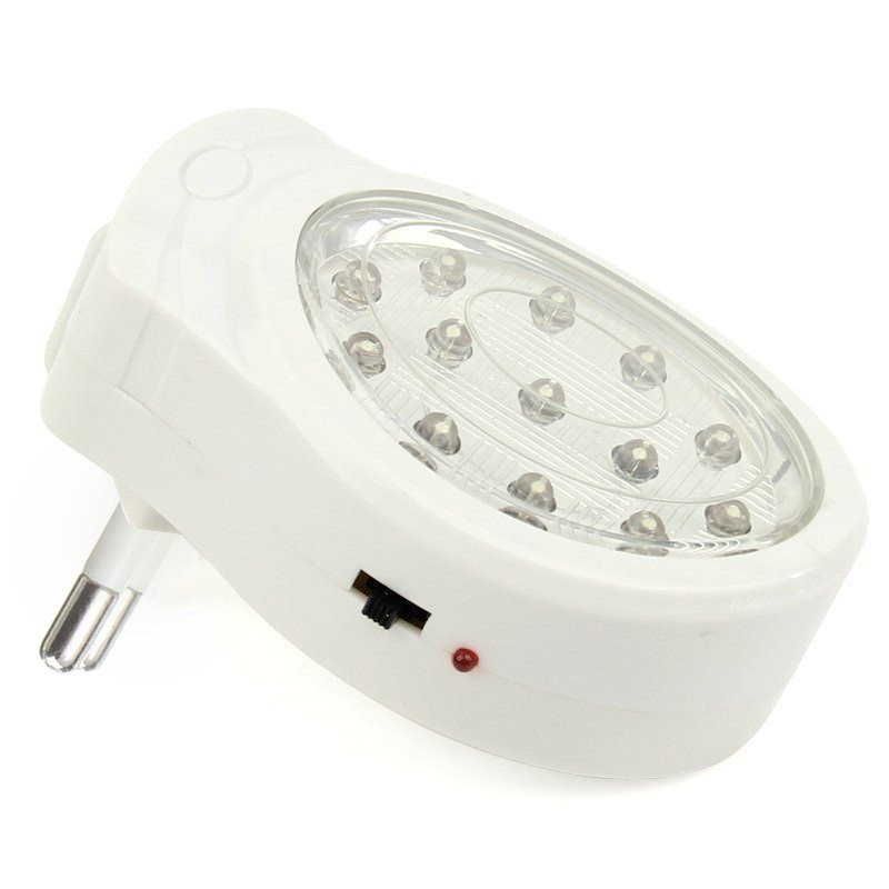 NEW 【Innovative design】AC110-240V Rechargeable LED Home Wall Emergency Light Power Failure Lamp Bulb EU Plug For Bedroom Night Light